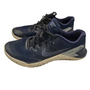 NIKE Metcon 4 Running Shoes Blue Womens Size 10 Training Sneakers #AJ7804-440